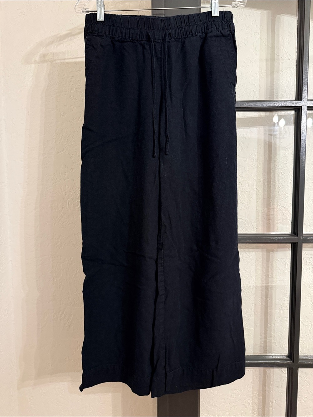 a new day Black Wide Leg Drawstring Pants